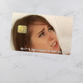 You're Gonna Make Me Pay Debit Credit card sticker card cover funny sticker