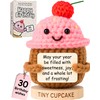 Happy Birthday Gifts for Women - Cute Cupcake Crochet with