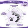 Kit de Extensiones de Pestañas B&Qaugen 3D con Curvatura D