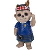 Vivid Arts Baby Meerkat Tartan Army Home or Garden Decoration