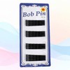 U-shaped bobby pins, black, 36p, interview hair clips, hairpins / U자핀 실핀 블랙 36p 면접 머리 머리핀 헤어핀
