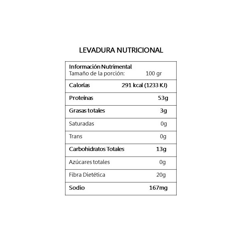 Levadura Nutricional Hojuelas 150 Gramos