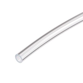 DMiotech 6mm Inner Dia. 8mm Outer Dia. PVC Vinyl Tube Flexible Clear Vinyl Tubing for Oil Transporting Line,1m Length