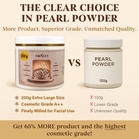 Freshwater Pearl Powder Organic 200g face masks skincare, makeup, setting powder,100% Natural Pearl Powder,DIY Skincare —DIY Antioxidant, Deep Cleansing, Pore-Shrinking, Anti-Aging Mask