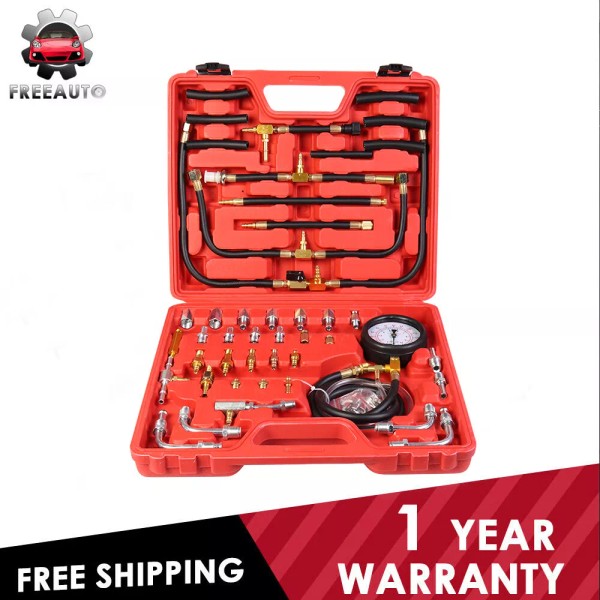 freeauto 1* 0-10 bar Manometer Fuel Injection Pressure Tester Gauge