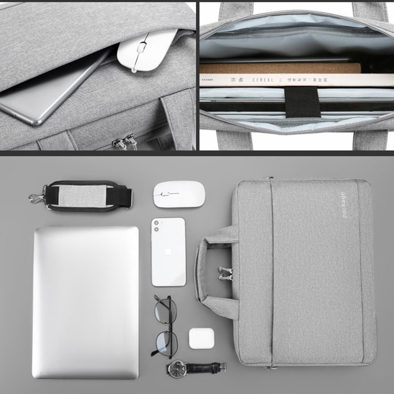 Laptop Bag Carrying Case Briefcase Waterproof Oxford Cloth Large Capacity