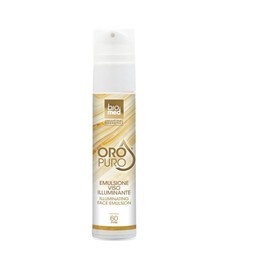 Illuminating Facial Emulsion with Colloidal Gold active 60ppm - 50 ml. PURE COLOIDAL GOLD 60 ppm THE HIGHEST concentration on the market. Lightening light texture emulsion with LIFTING EFFECT.