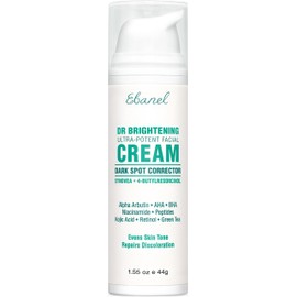 Ebanel Dark Spot Remover for Face Peel Skin Brightening Cream Melasma Hyperpigmentation Treatment Sun Spot Age Spots Freckle Remover Fade Cream, Synovea, 4-Butylresorcinol, Niacinamide, Glutathione