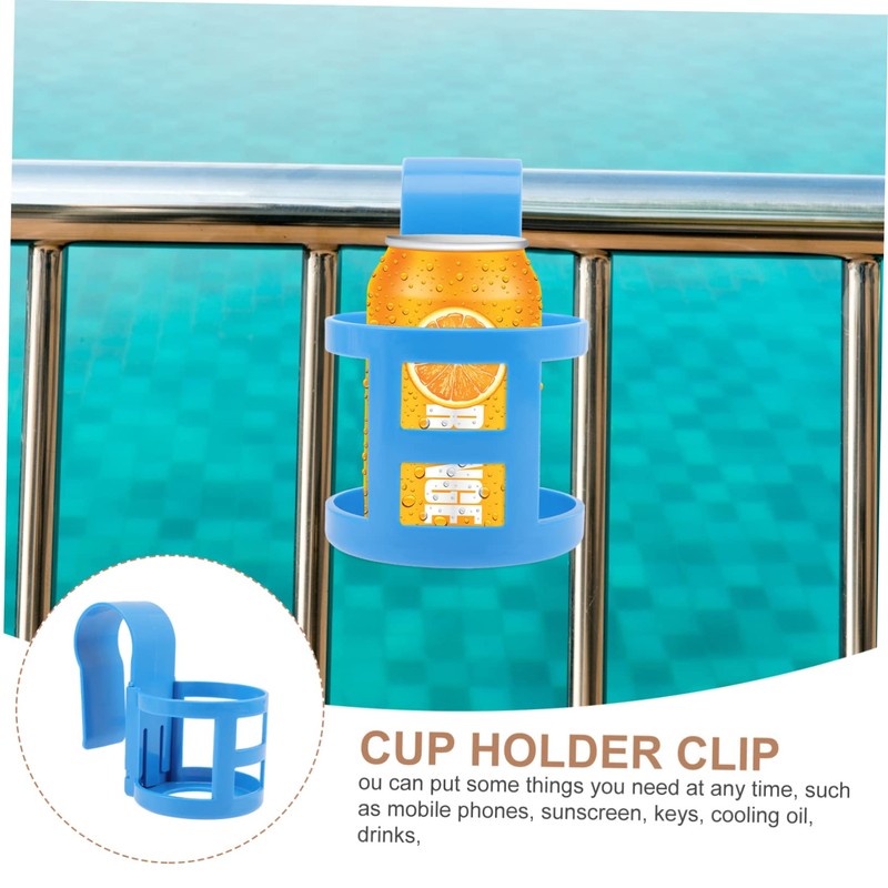 MERRYHAPY Drink Holder Clip Drinking Cup Holder for Above Ground