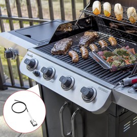 GLOWYE G432-8S01-W1 Grill Ignitor Kit Replacement Parts for Charbroil Performance 463347519 463673519 463377319 463625217 463625219 463243518 Gas Grill, Ignitor Wire Kit & Ceramic Electrode with Hose