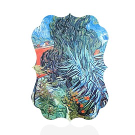 Fastasticdeals Vertical Home Decor Wall Sign Garden of Clinic St R My Art Picture Frame Benelux Shape 8x12Inches