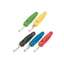 Yourspares Male soft banana plug, Black