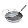GreenPan x Bobby Flay Stainless Steel 12” Frying Pan Skillet