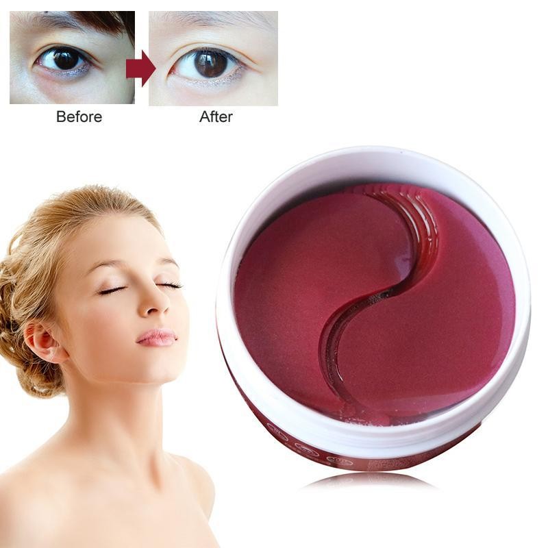 [Red Eye Box] 60pcs Collagen Eye Mask Gel Eyes Patches