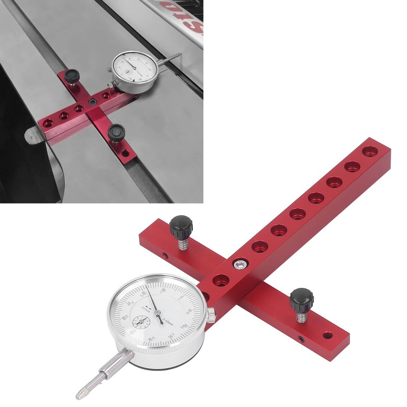 Table Saw Dial Indicator Aligning Calibrating Machinery Gauge Work Shop
