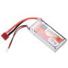 7.4V 1300mAh 30C Lipo Battery with T Plug Rechargeable Lithium