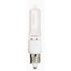 Satco S1916-12PK Halogen T4 Mini-Candelabra Light Bulb, 100 Watts, 2700K,