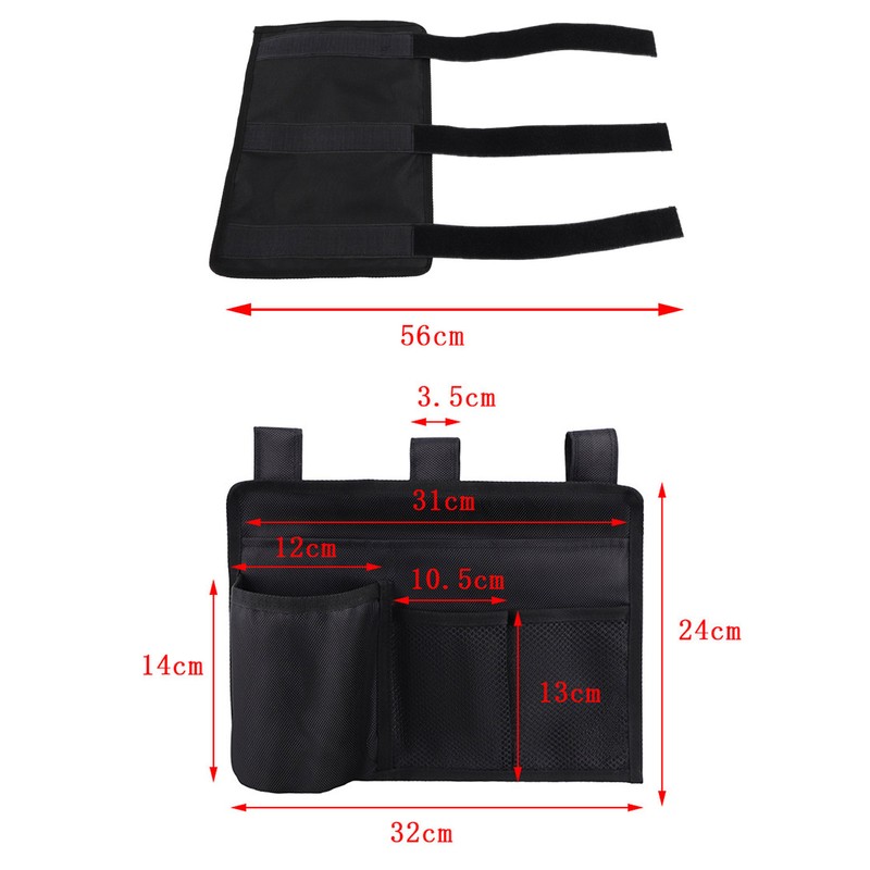 Bedside Storage Bag Multiple Pockets Bedside Hanging Organizer Bag for