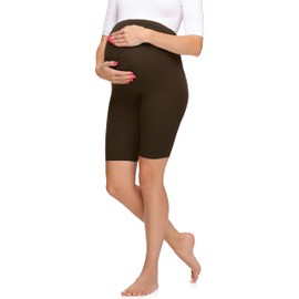 Merry Style MS10-299 Women's Viscose Maternity Leggings, brown