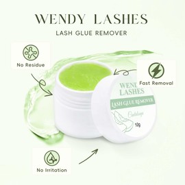 Cream Lash Remover for Eyelash Extensions Low Irritation Lash Glue Remover Sensitive Skin 10g Dissolves Powerful Eyelash Extension Glue Remover(Hami melon,10g)