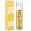 Sunscreen Body Glow Oil【SPF 50】【Lightweight】【Natural Ingredient】Shimmer Broad Spectrum Shimmer Sunscreen