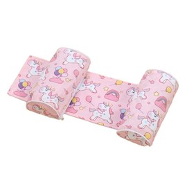 Baby Head Shaping Pillow Soft Adjustable Anti Flat Head Pillow Sleeping Support for Newborn Infant Flat Head Prevention Nursery - Color: Pinkl, mattress & bed frame size: L