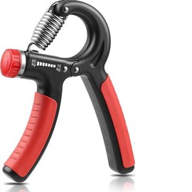 Grip Strength Trainer, Hand Grip Strengthener, Adjustable Resistance 22-132Lbs (10-60kg), Forearm Strengthener, Perfect for Musicians Athletes - Color: Orange-1Pack