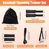 12PCS Baseball Resistance Bands,Baseball Arm Training Bands, Baseball Stretching Training