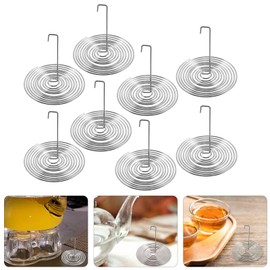 Luxshiny Teapot Spout Strainer 20PCS Teapot Filters Stainless Steel Filter Spouts Spring Strainers Spout Infuser Replacement Tea Straining Tool for Tea Pots Kettles