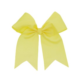 Pale Yellow Jumbo Bow Clip with Tails