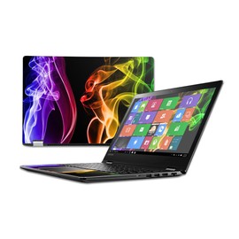 MightySkins Skin Compatible with Lenovo Flex 4 14" wrap Cover Sticker Skins Bright Smoke