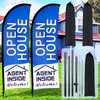 Buryeah 2 Pack Open House Flags Signs for Real Estate