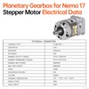 YEJMKJ Ratio 20:1 Planetary Gearbox for Nema 17 Stepper Motor