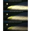 CLY 6 in 1 Solar Spot Lights Outdoor, 2700K Warm