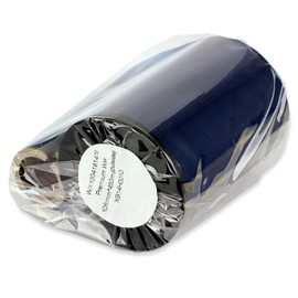 OfficeSmartLabels WR1003251476 Black (3.25" x 1476') Enhanced Thermal Wax/Resin Ribbon Zebra Compatible - 1 Inch Core