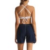 Unitop - Bañador para mujer, ligero, clásico, liso, con bolsillo,