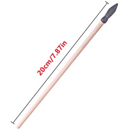 Duoduole 12 Pcs Wood Arrows Handmade Rubber Tip Arrows Archery Target Arrows Shaft Practice Targeting Arrows Training Arrows for DIY Traditional Recurve Bow Longbow Arrow