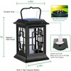Ollivage Solar Lanterns Outdoor Waterproof Hanging Solar Lanterns Garden Lights