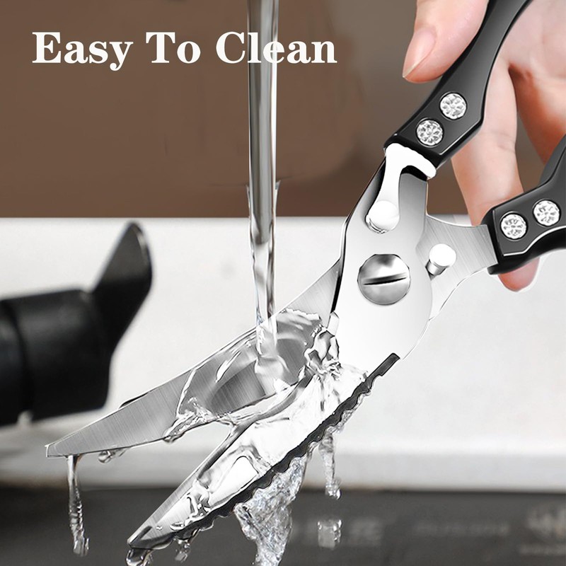 ANDONG Kitchen Scissors Heavy Duty Kitchen Shears, Poultry Scissors Professional,Kitchen