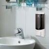 CHUANGDIAN Wall-mounted Single Bottle Manual Soap Dispenser Shampoo Box Rest
