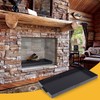 Pearwow Rectangle Fireplace Tray Small Size,13" Front to Back Adjustable