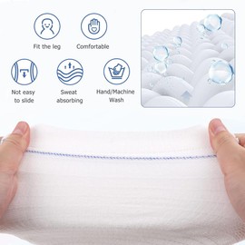 DHinkyoung Catheter Leg Bag Holder,Washable Reusable Catheter Sleeves Urine Leg Bag Holder,Fabric Urinary Drainage Bag Stay in Place Urine Bags for Legs, Catheter Stabilization Device (Medium - 1 Pcs)