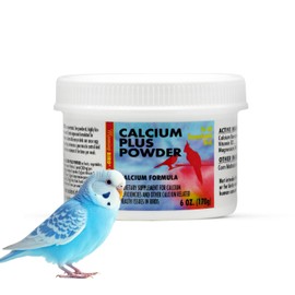 Morning Bird Calcium Plus Powder for Birds 6 oz – Calcium Carbonate Powder with Magnesium Glycinate & Vitamin D – Bone Strength & Immune Support Supplement – Calcium Formula for All Bird Sizes