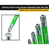 Titan Tools 12715 Extra-Long Arm Tamper Resistant Star Key Set