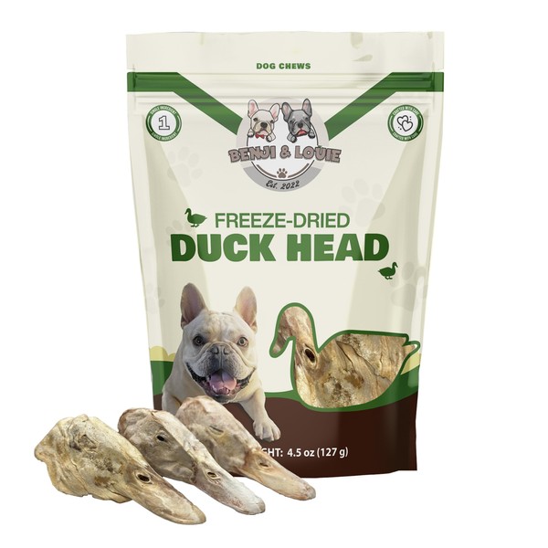 Benji & Louie Benji & Louie Freeze Dried Duck Head