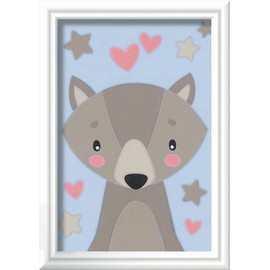 Ravensburger Painting by Numbers 20289 - Little Wolf Children from 7 Years