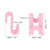 uxcell Clothes Hanger Connector Hooks, 30Pcs - ABS Hanger Hooks,