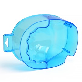 Blue siyuwuro Nail Spa Soak Bowl Gel Polishing Remover Nail Bowl Clear Acrylic Nail Soak Bowl Warm Water Bowl Hand Nail Bowl With Handle Nail Bowl (Blue)