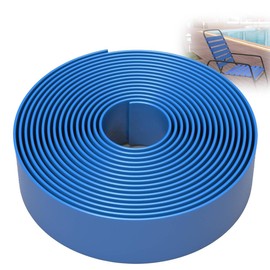 KOMORAX 200ft Long 1.5" Wide Vinyl Chair Strapping. Repair & Replacement Matte Finish.for Patio Outdoor Lawn Garden Durable Attractive (Royal Blue)