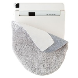 NITORI (NITORI) Soft Touch Cover for Washlet and Heated Toilet Seat RW02 Long Size Gray 7702736